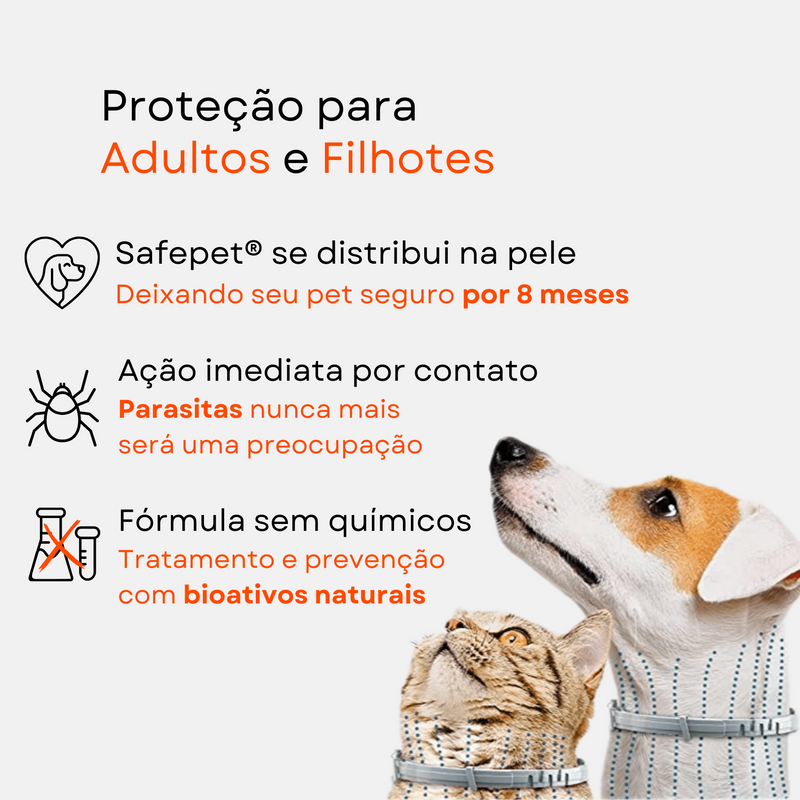 Colar Anti Pulgas e Carrapatos - Clube do desconto