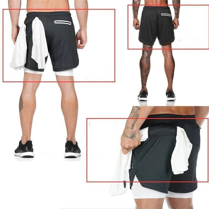 Shorts Para Treino 2 em 1 Esporte Air Effect - Clube do desconto