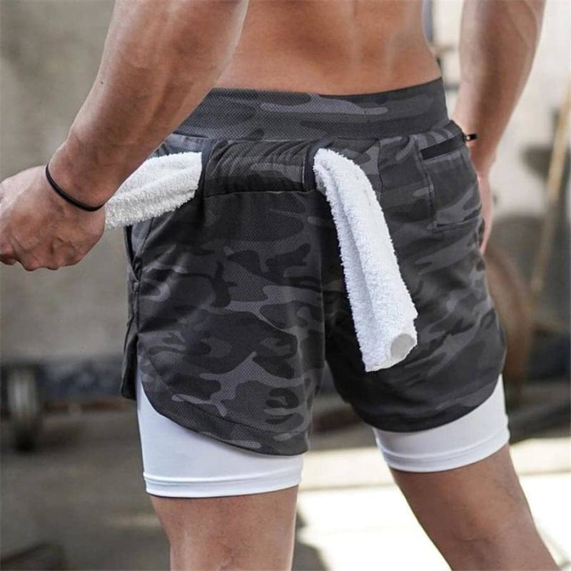 Shorts Para Treino 2 em 1 Esporte Air Effect - Clube do desconto