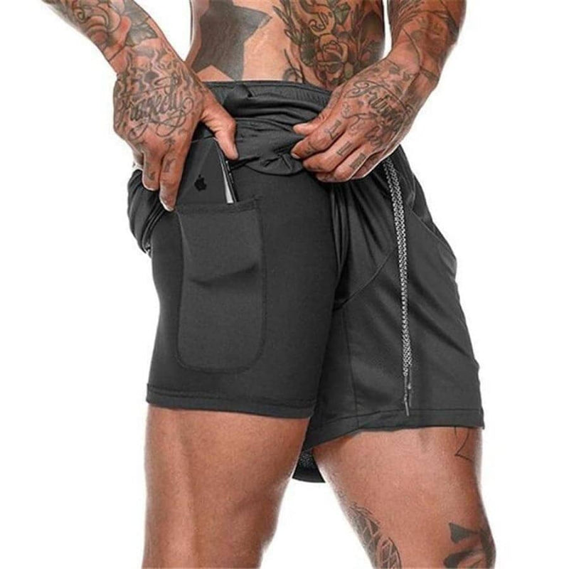 Shorts Para Treino 2 em 1 Esporte Air Effect - Clube do desconto