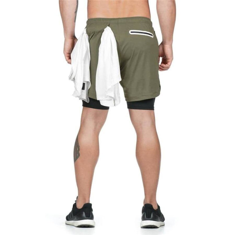 Shorts Para Treino 2 em 1 Esporte Air Effect - Clube do desconto